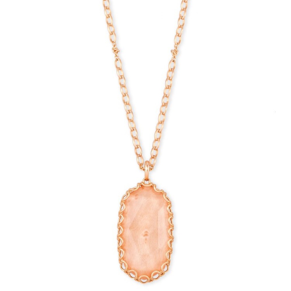 NWT Kendra Scott Macrame Reid Rose Necklace